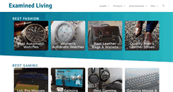 Desktop Screenshot of examinedliving.com